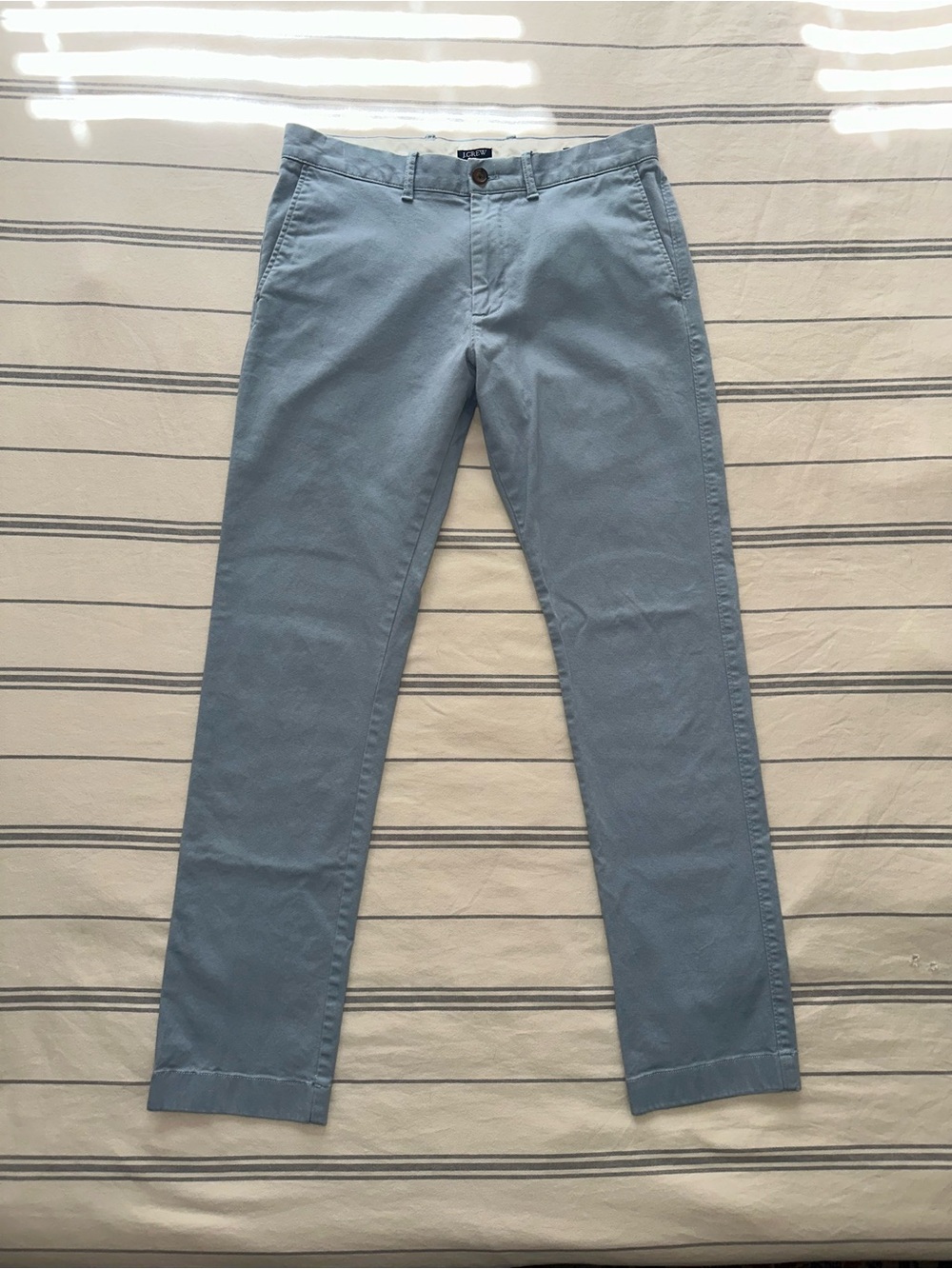 J. CREW Men’s Light Blue Flex Cotton Pants